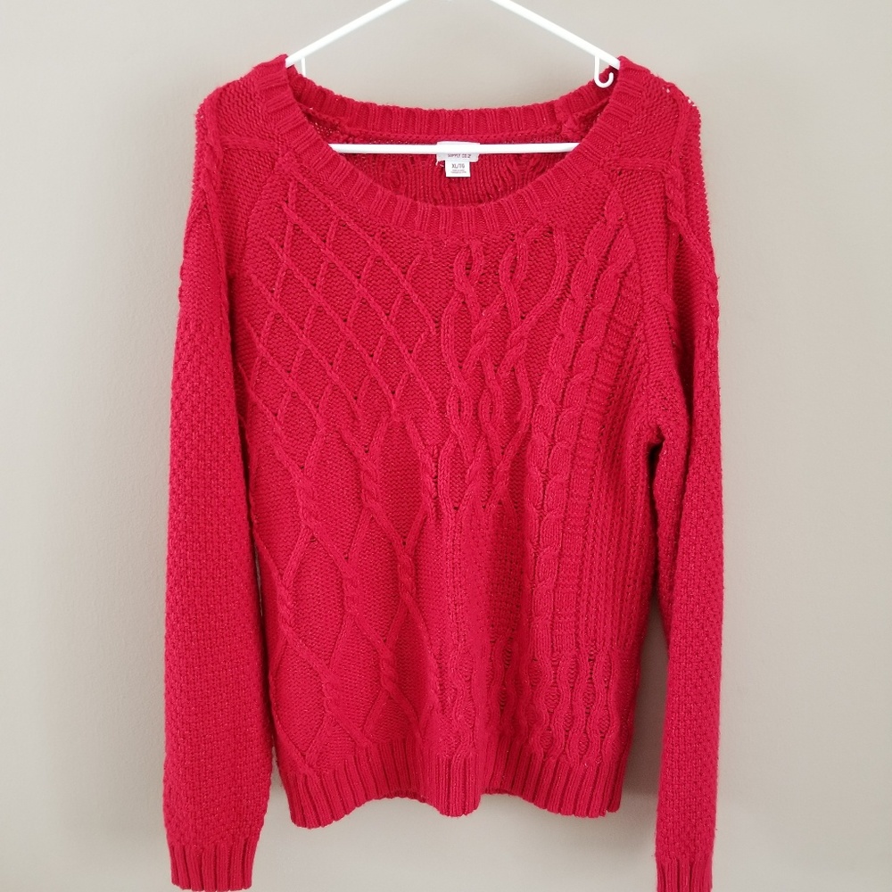 Mossimo Cable Knit Sweater